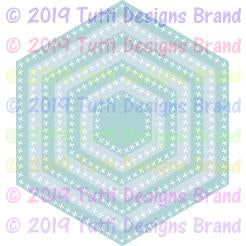 TUTTI-615 Cross Stitch Hexagons